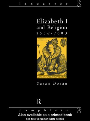 cover image of Elizabeth I and Religion 1558-1603